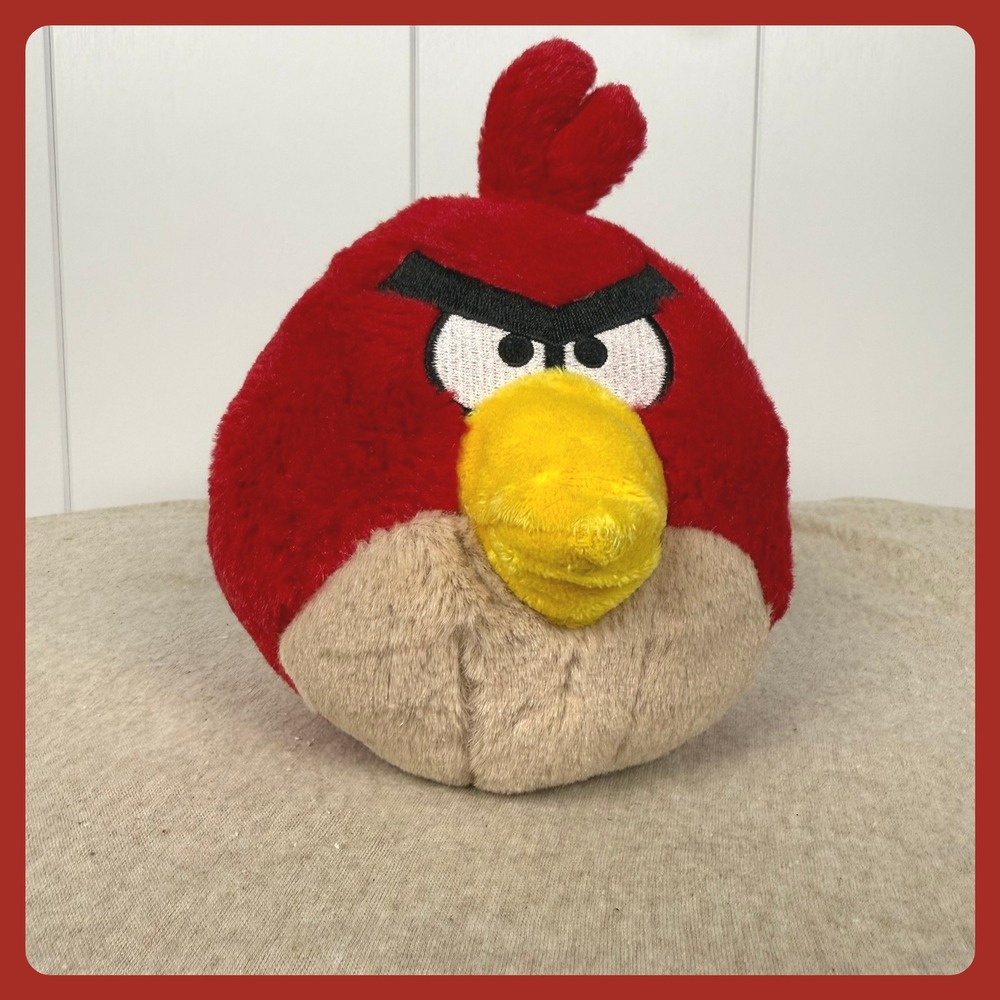 Angry Birds Plush Toy Red Bird Character‎ Stuffed Animal Collectible